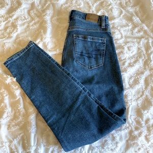 American Eagle Dark Blue Mom Jeans